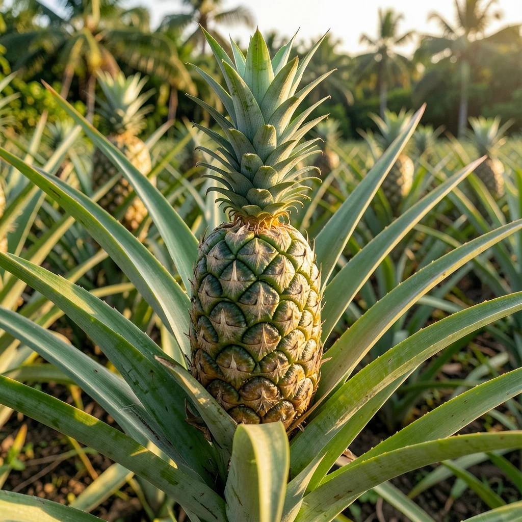 Jak roste ananas - ilustrační foto