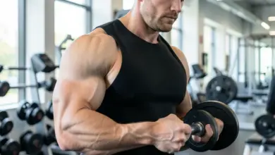 Jak posílit biceps efektivními cviky - ilustrační foto