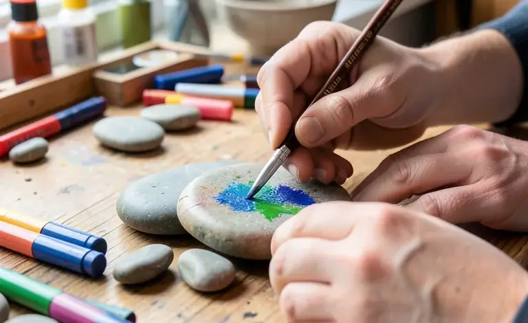 Jak malovat na kamínky techniky a tipy - ilustrační foto