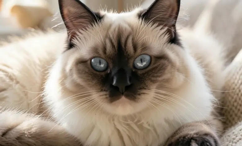 Jak se starat o kočku ragdoll - ilustrační foto