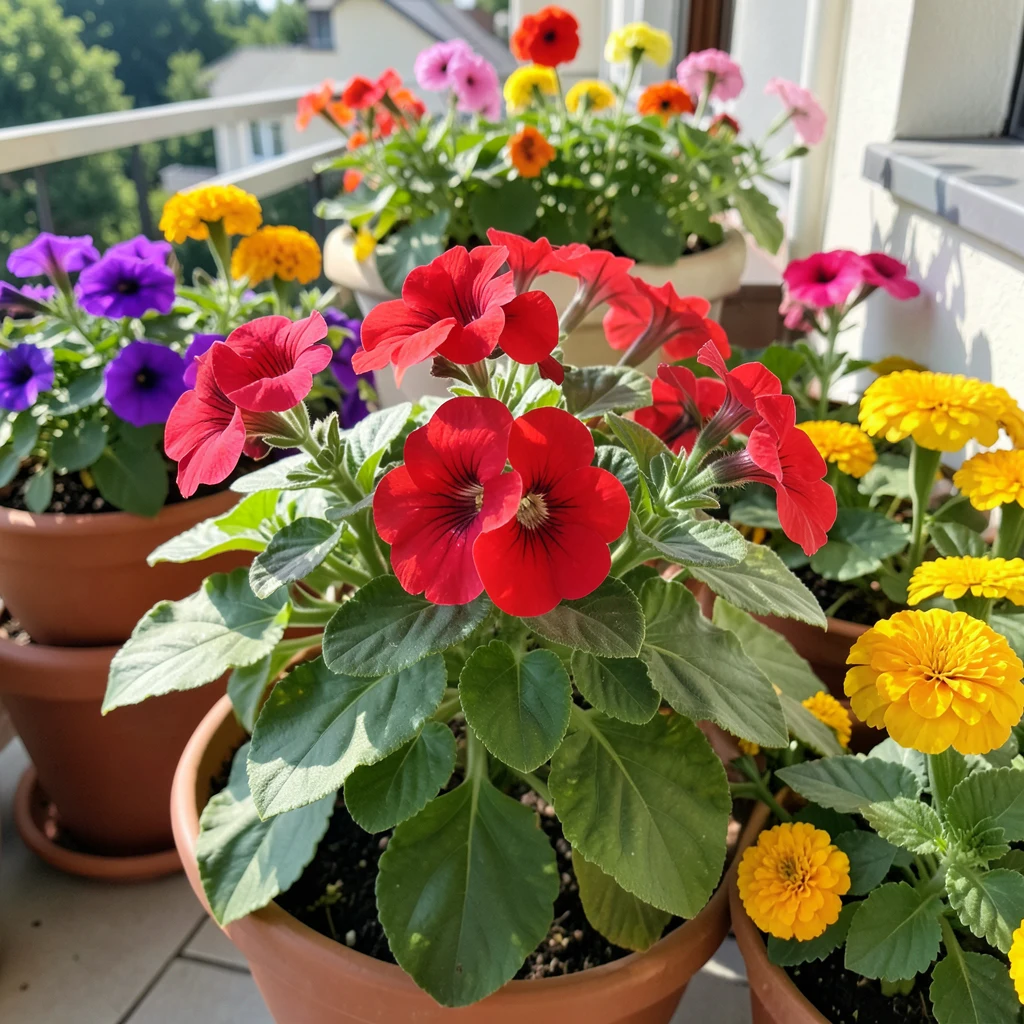 Jak vybrat květiny na balkon které kvetou - ilustrační foto