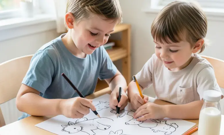 Jak vybrat omalovánky k vytisknutí pro děti - ilustrační foto