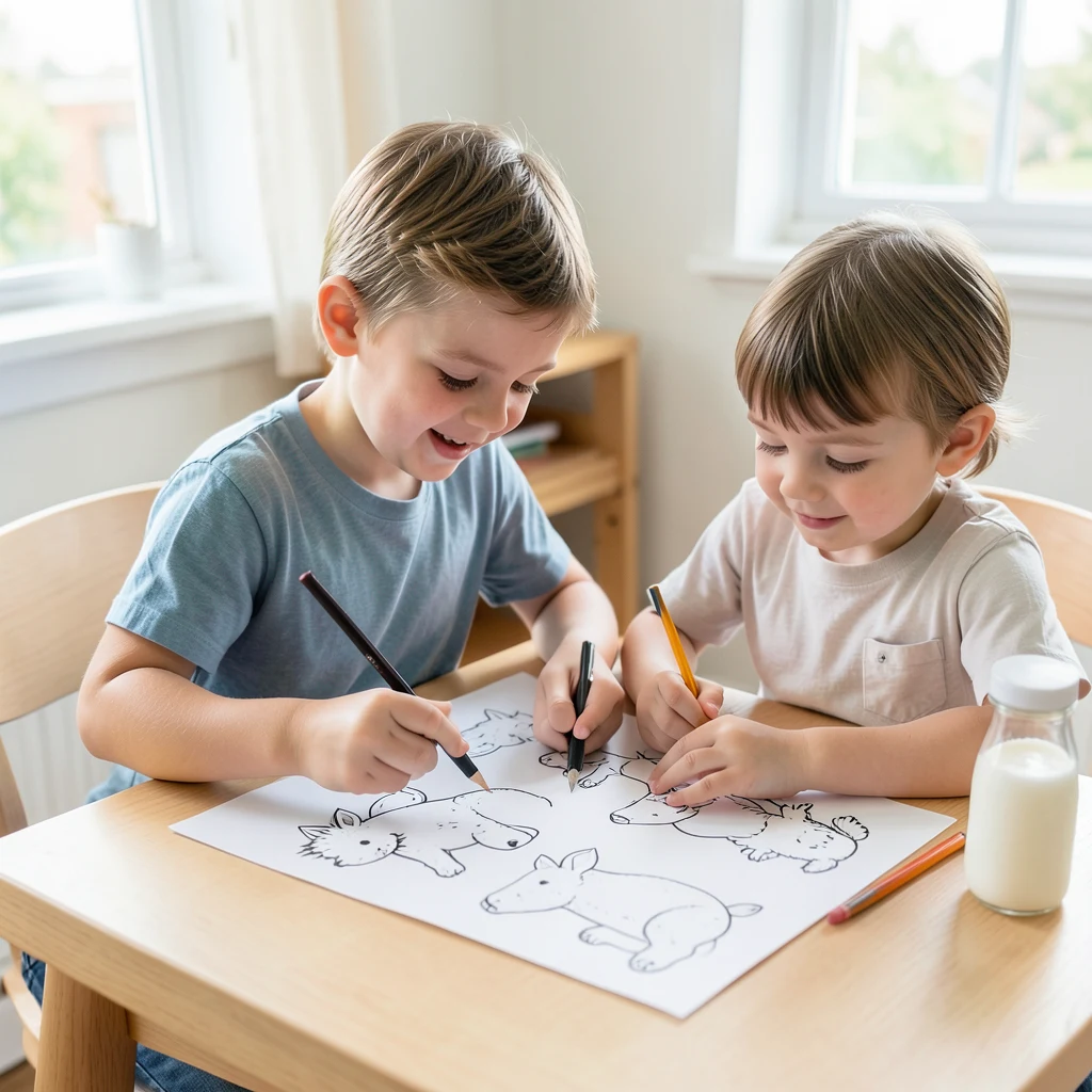 Jak vybrat omalovánky k vytisknutí pro děti - ilustrační foto