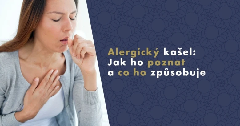Žena kašle na alergie - jak poznat příznaky
