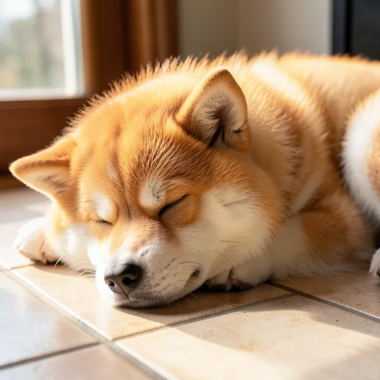 Jak pečovat o akita inu štěně - ilustrační foto